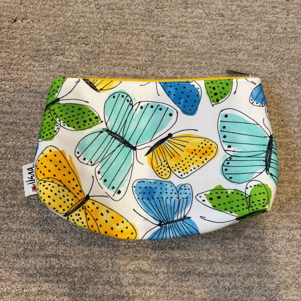 Clinique x Vera Neumann Butterfly Makeup/Cosmetic Bag